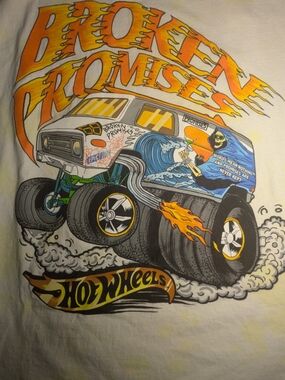 "Broken Promises x Hotweels" Graphic Tee - White